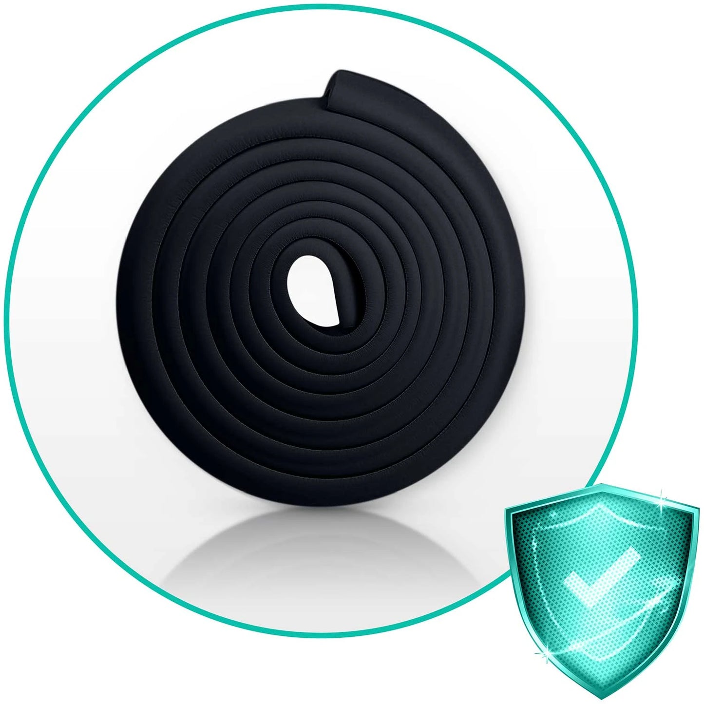 Banda Protectie Colturi si Margini Mobila pentru Copii idealSTORE 6m Negru