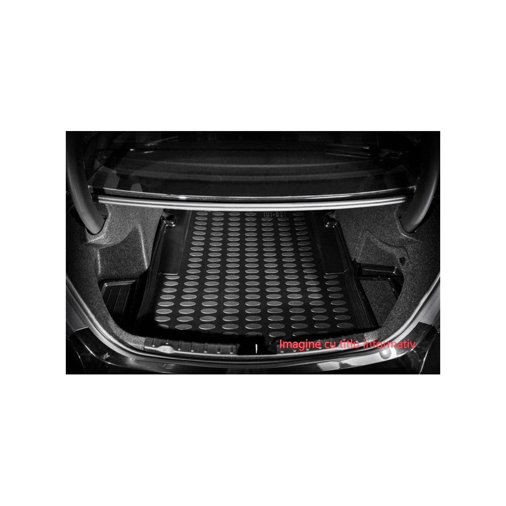 Covor Porbagaj Tip Tavita idealSTORE, Compatibil Audi A6 C7 4G Avant si Allroad 2012-2018, Material TPE Flexibil, Margine Inalta