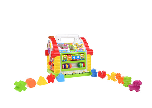 Centrul de joaca Star House, casuta muzicala de jucarie, creativa, cu pian, muzica si lumini - 739