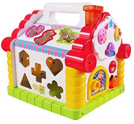 Centrul de joaca Star House, casuta muzicala de jucarie, creativa, cu pian, muzica si lumini - 739