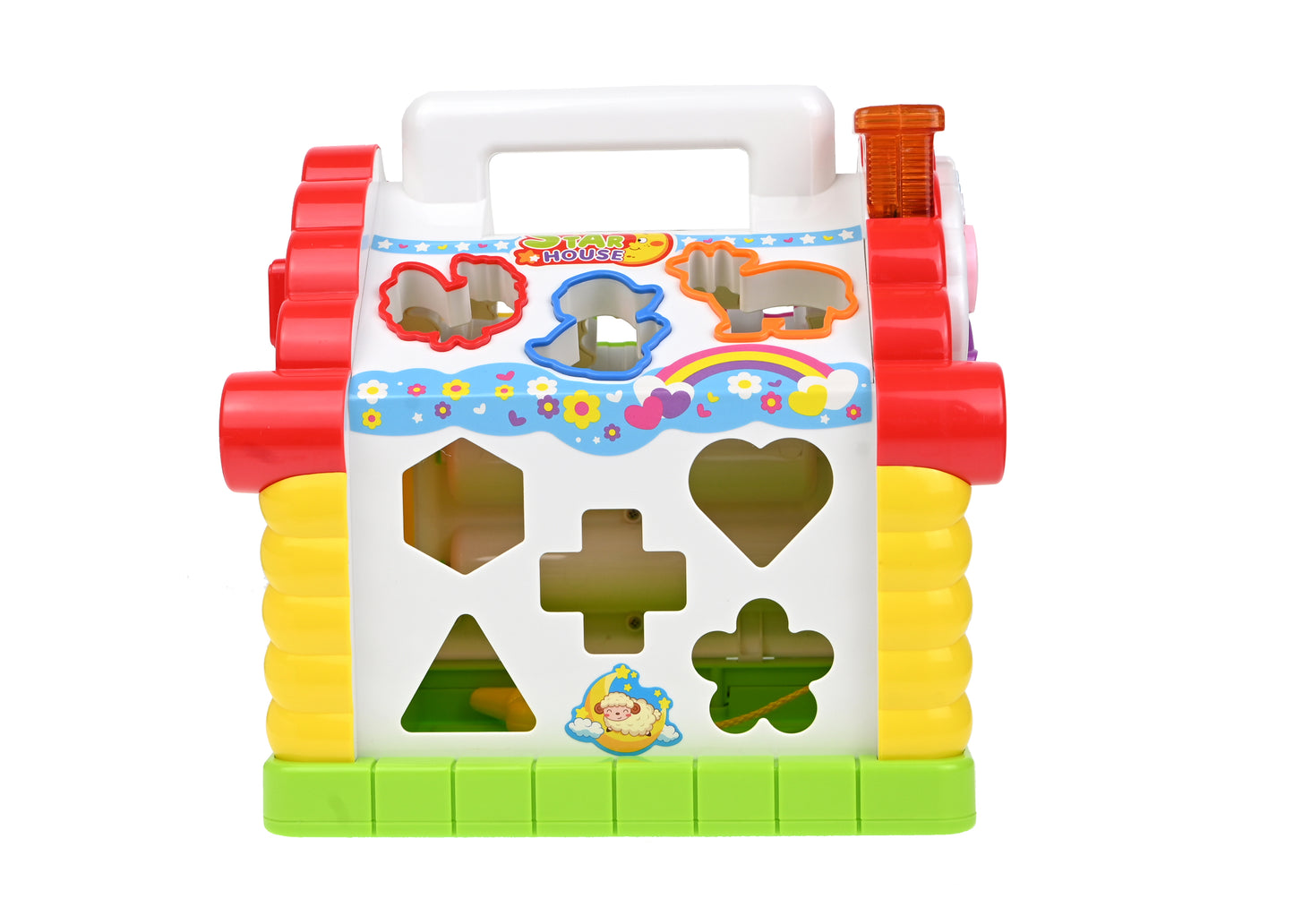 Centrul de joaca Star House, casuta muzicala de jucarie, creativa, cu pian, muzica si lumini - 739