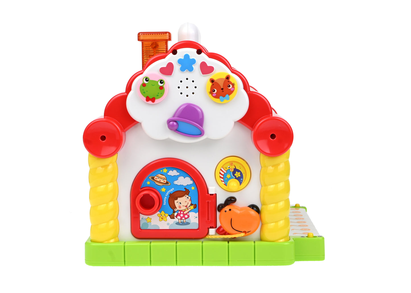 Centrul de joaca Star House, casuta muzicala de jucarie, creativa, cu pian, muzica si lumini - 739