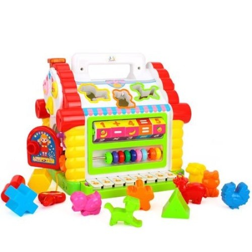 Casuta educativa si interactiva Happy House Jucarie interactiva, Maty Nasu