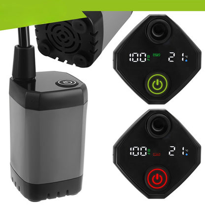 Dus portabil electric de calatorie idealSTORE, Baterie incorporata, Incarcare prin USB, Autonomie 6000mAh