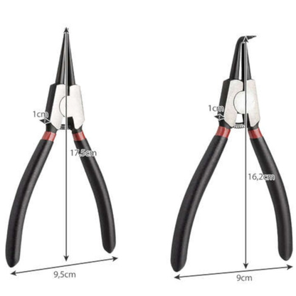 Set 4 clesti sigurante circlip interior exterior auto si mecanica