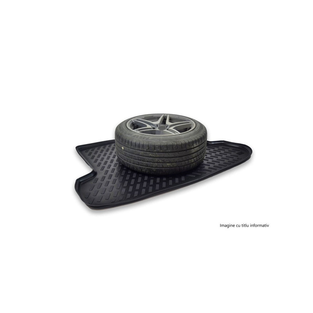Covor Porbagaj Tip Tavita idealSTORE, Compatibil Audi A6 C7 4G Avant si Allroad 2012-2018, Material TPE Flexibil, Margine Inalta