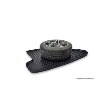 Covor Porbagaj Tip Tavita idealSTORE, Compatibil Audi A6 C7 4G Avant si Allroad 2012-2018, Material TPE Flexibil, Margine Inalta