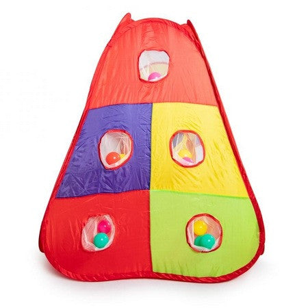Cort Iplay cu Tunel, Bazin si 100 bile din Plastic, multicolor