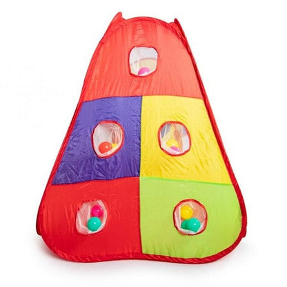 Cort Iplay cu Tunel, Bazin si 100 bile din Plastic, multicolor