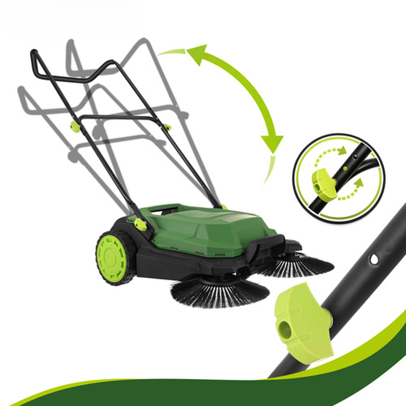 Matura manuala GardenLux idealSTORE, Latime de lucru 680mm, Recipient colector de 24L,Capacitate de curatare 2100 m2 /h