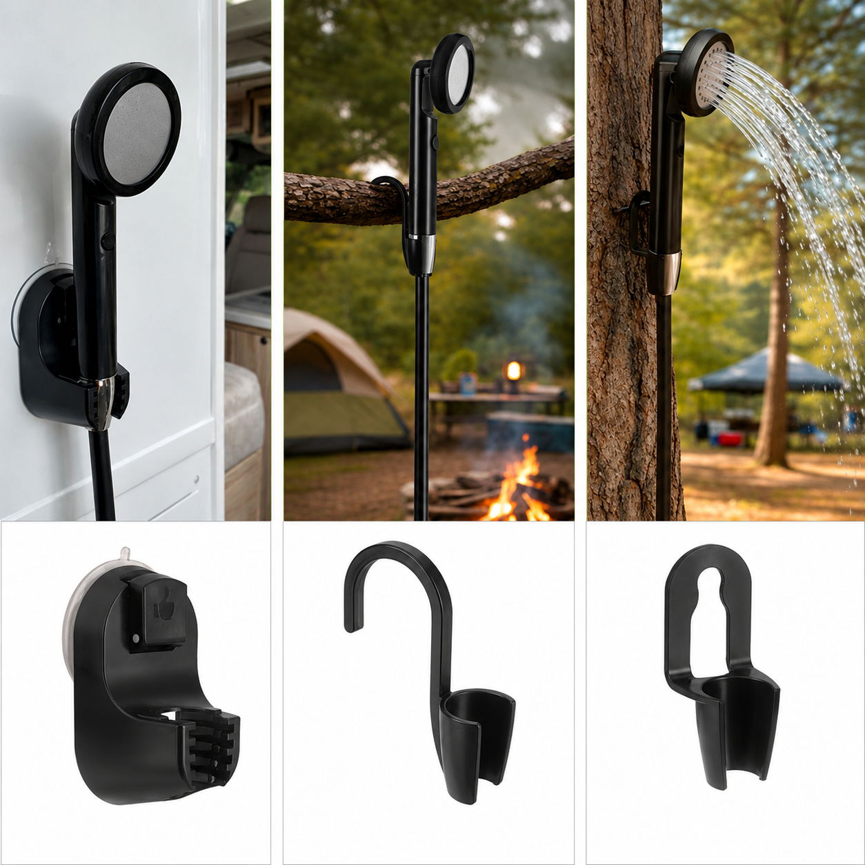 Dus portabil electric de calatorie idealSTORE, Incarcare Solara si prin USB, Autonomie 2200mAh