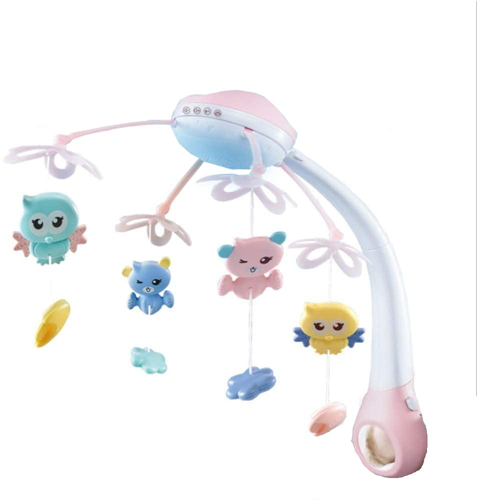 Carusel muzical de jucarie pentru bebelus, proiector de lumini si muzica - 9936