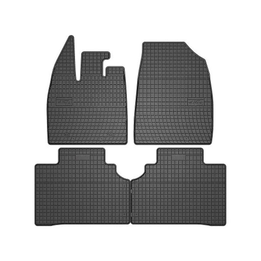 Covoare Interior Cauciuc BYD Dolphin Hatchback 2021 idealSTORE Set 4 Bucati cu Bordura Inalta