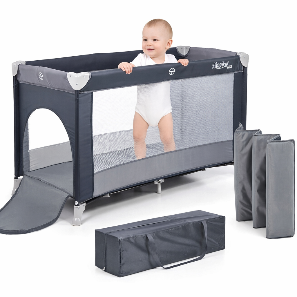 Patut Turistic pliabil Ideal Travel, Design solid si elastic, constructie solida in 7 puncte