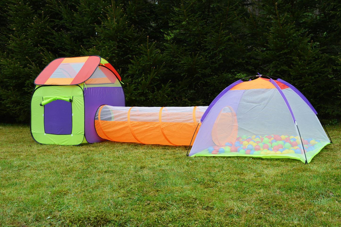 Cort si spatiu de joaca pentru copii 3in1 250 cm x 85 cm