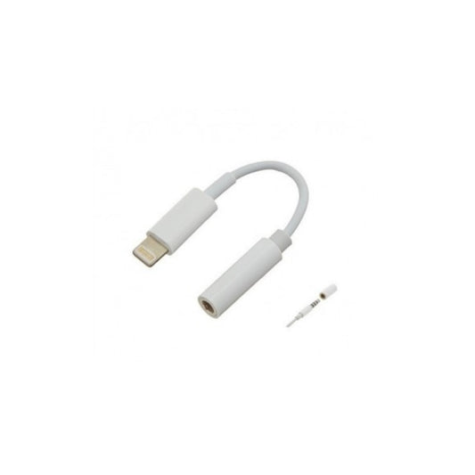 Adaptor Casti idealSTORE iphone Lightning Jack 3.5 Lungime Totala 10cm