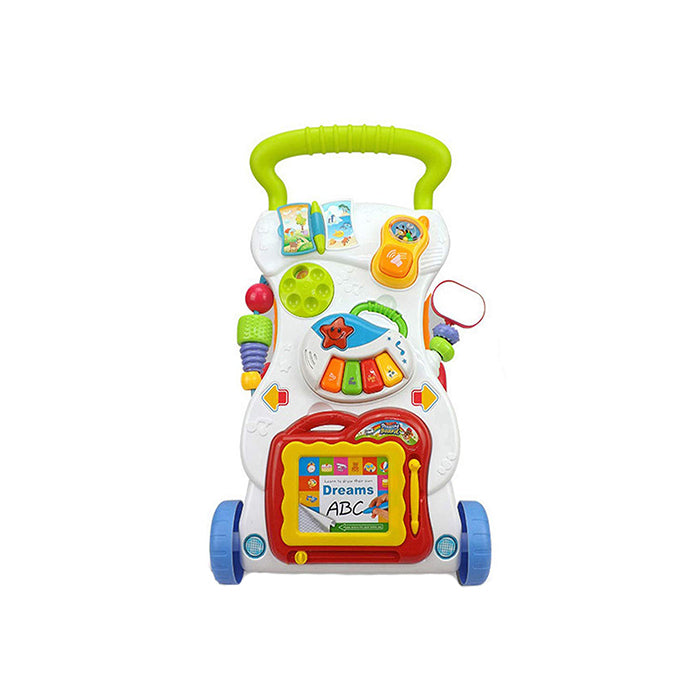 Premergator Carucior Baby Walker AKU Multifunctional, Muzica si lumini Jucarie pentru copii Baby AK6356