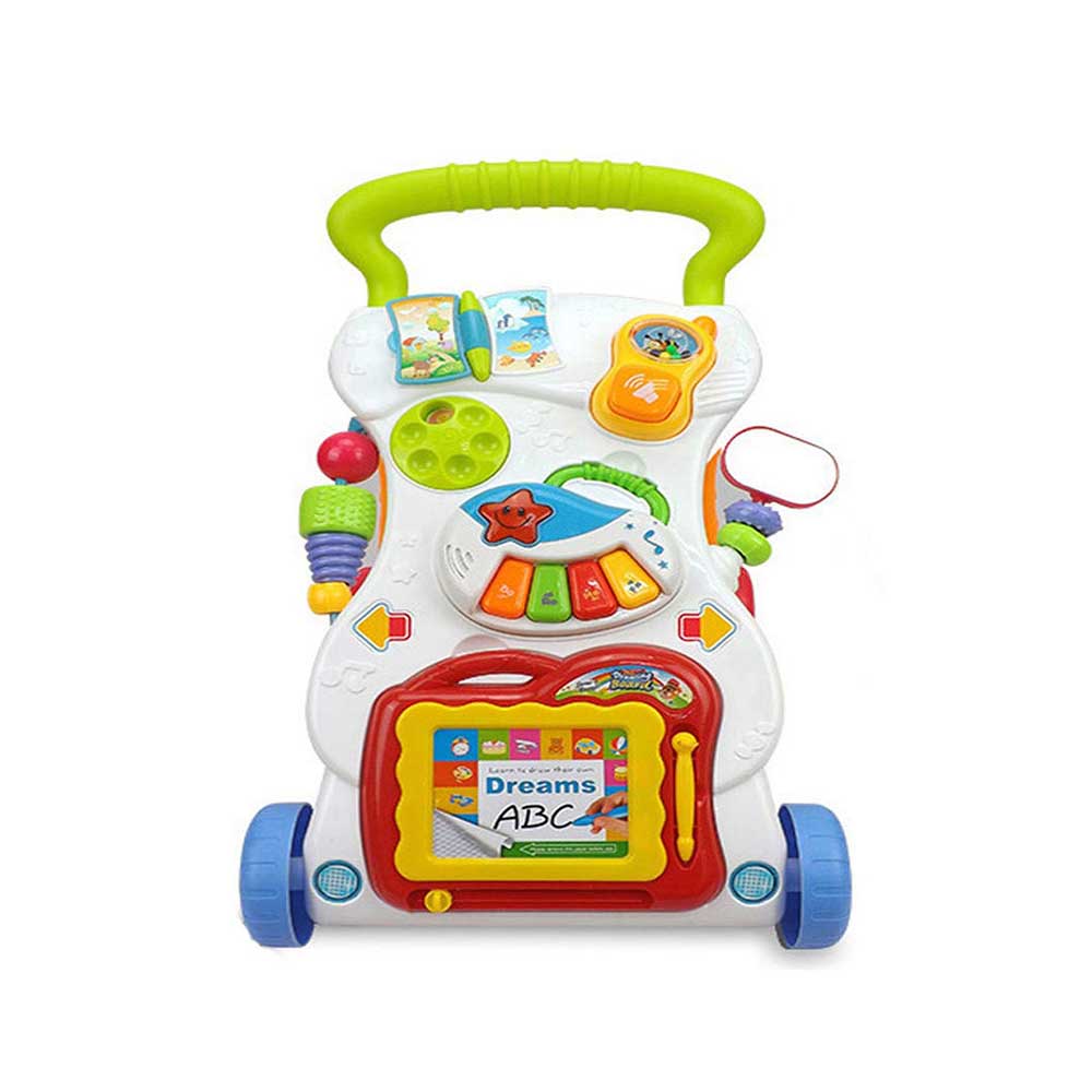 Premergator Carucior Baby Walker AKU Multifunctional, Muzica si lumini Jucarie pentru copii Baby AK6356