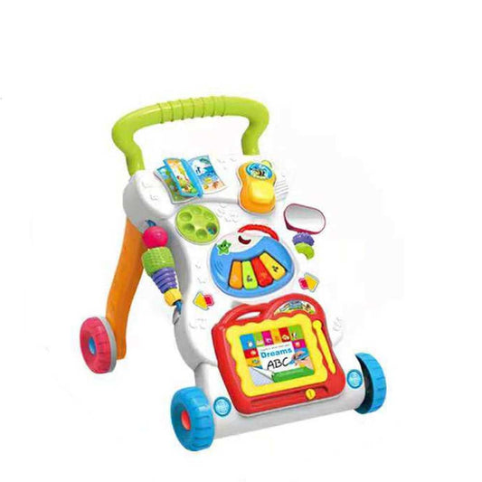Premergator Carucior Baby Walker AKU Multifunctional, Muzica si lumini Jucarie pentru copii Baby AK6356