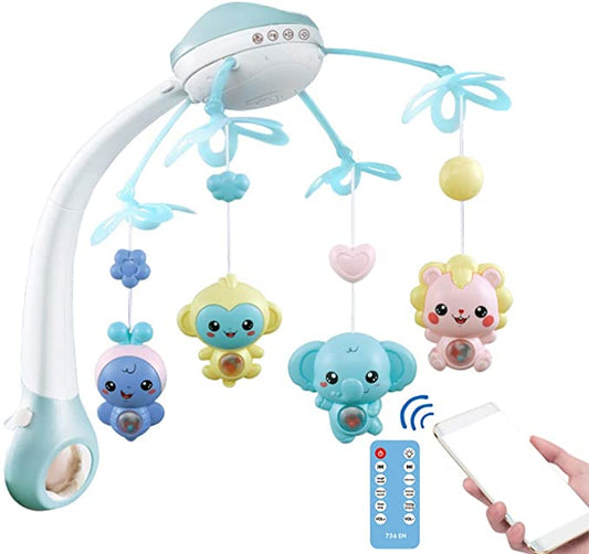 Carusel pentru Patut Interactiv Star Bleu