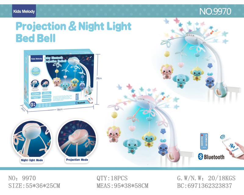 Carusel pentru Patut Interactiv Star Bleu