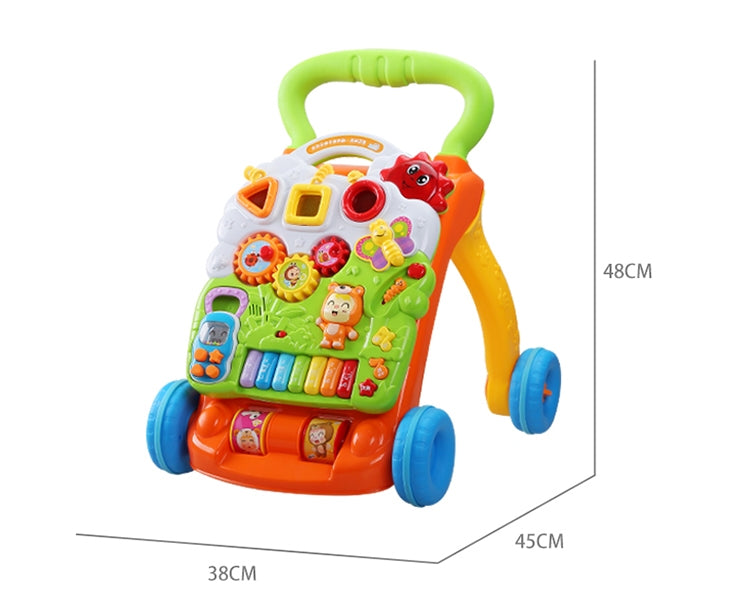 Antepremergator 2 in 1, Muzical, Diferite Functii, Multicolor