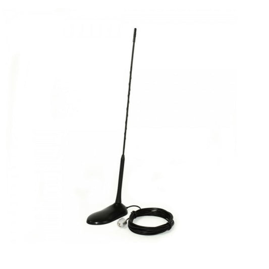 Antena idealSTORE CB PNI Extra 45 cu Magnet Inclus, Canale 80, Frecventa 26,965 - 27,405 Mhz, 150W, Cablu RG58, Mufa PL259, 50 Ohmi, Lungime Cablu 4m, Negru