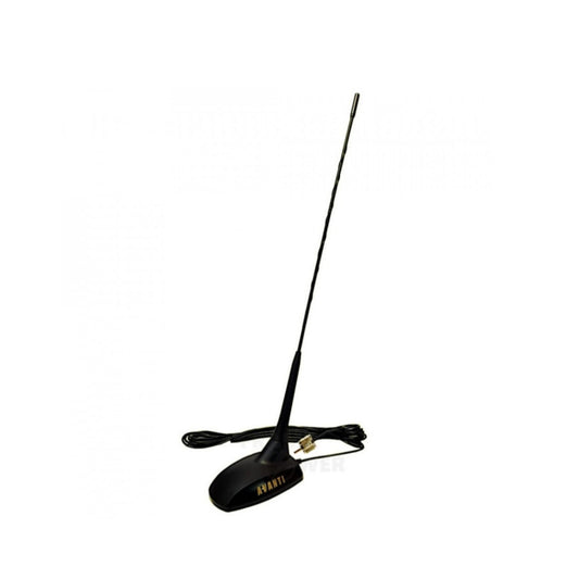 Antena idealSTORE Radio CB Avanti ALDO Precalibrata 46cm cu magnet, 50Ohm, Putere MAX 150W(CW), Frecventa de lucru 26 - 28MHz, Lungime Cablu 5m