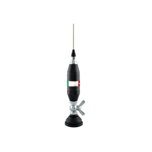 Antena idealSTORE Statie Radio 1, 3m, otel inoxidabil, 50 , Putere Maxim Suportata 600 W, Frecventa 27-28, 5 MHz, Polarizare Liniaa Verticala