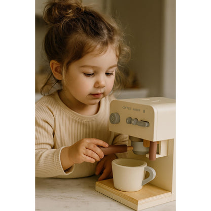 Aparat de cafea pentru copii din lemn Deluxe Barista Ideal Store
