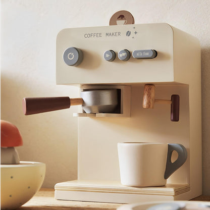 Aparat de cafea pentru copii din lemn Deluxe Barista Ideal Store