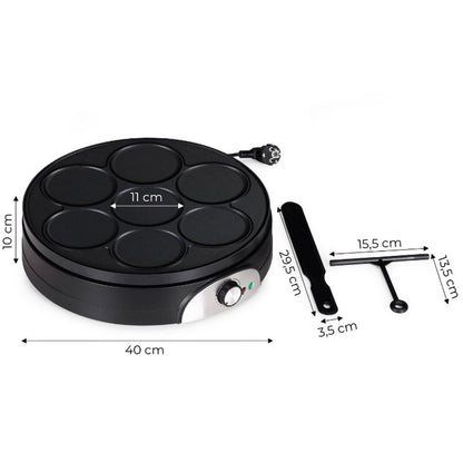 Aparat Electric pentru Clatite si Pancakes 2 in 1 idealSTORE