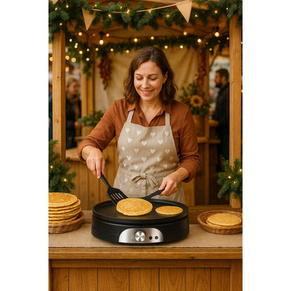 Aparat Electric pentru Clatite si Pancakes 2 in 1 idealSTORE