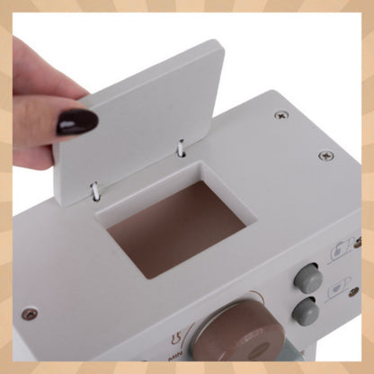 Aparat de Cafea din Lemn idealSTORE pentru Copii cu Accesorii