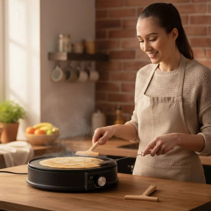 Aparat Electric pentru preparat clatite idealSTORE,Strat antiaderent Premium