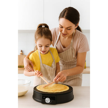 Aparat Electric pentru preparat clatite idealSTORE,Strat antiaderent Premium