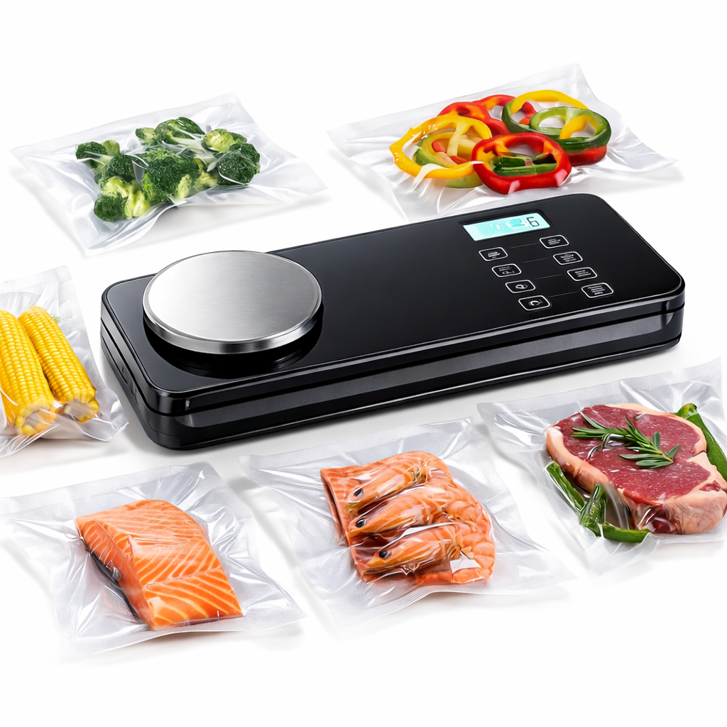 Aparat de Vidat si Etansat in Vid idealSTORE, 6 Moduri de Utilizare,Cantar incorporat