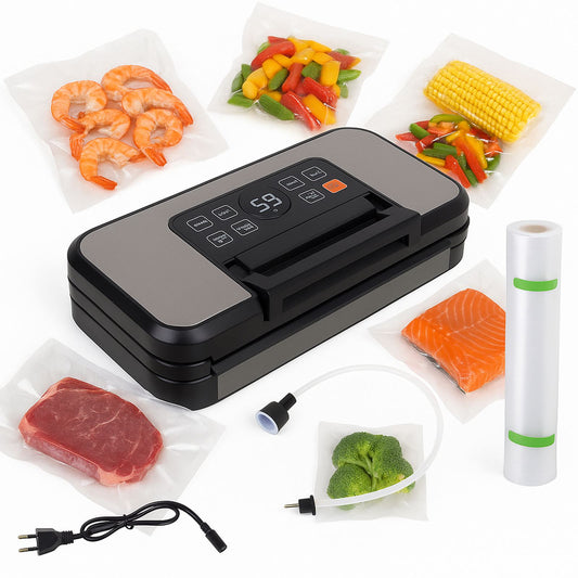 Aparat de Vidat si Etansat in Vid idealSTORE, 3 Moduri de Preparare Alimente