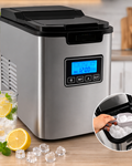 Masina de cuburi de gheata IdealStore 12 kg/zi, 3 dimensiuni, autocuratare, afisaj LCD