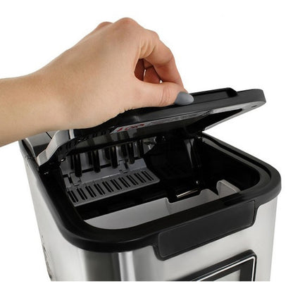 Masina de cuburi de gheata IdealStore 12 kg/zi, 3 dimensiuni, autocuratare, afisaj LCD