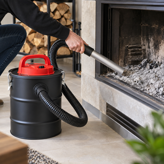 Aspirator de cenusa idealSTORE 800W, rezervor 10L, filtru HEPA, functie suflare 2 in 1