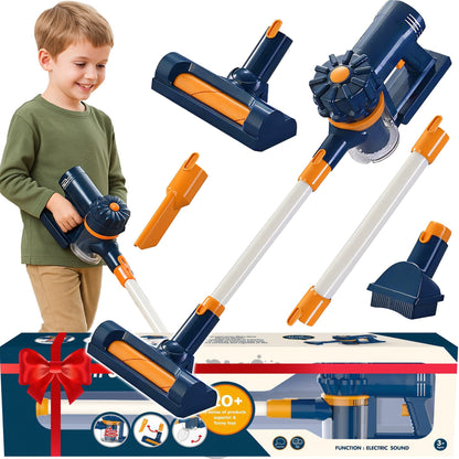 Aspirator vertical pentru copii cu 3 perii si sunet realist