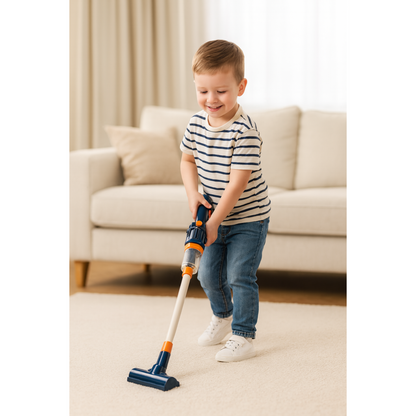 Aspirator vertical pentru copii cu 3 perii si sunet realist