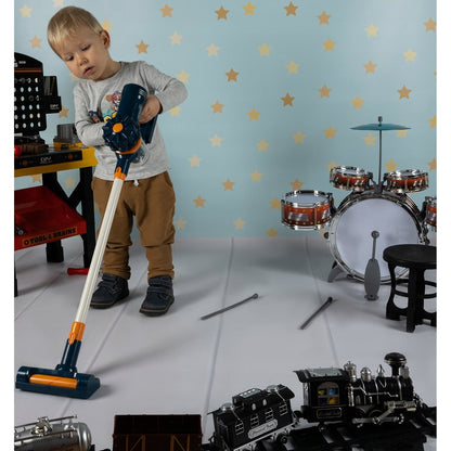 Aspirator vertical pentru copii cu 3 perii si sunet realist