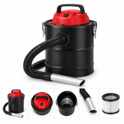 Aspirator de cenusa idealSTORE 800W, rezervor 10L, filtru HEPA, functie suflare 2 in 1