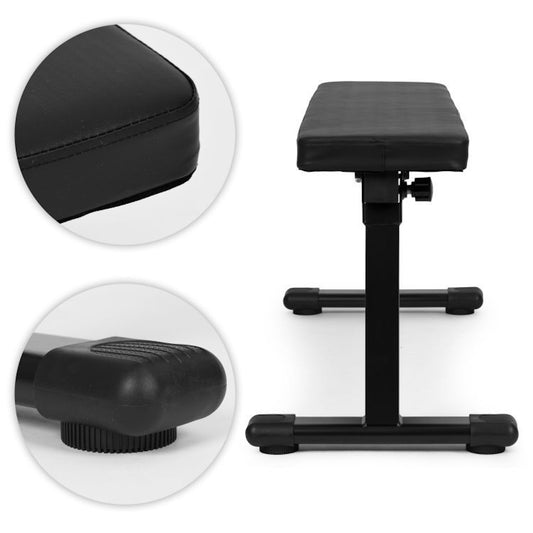 Banca de antrenament pliabila fitness idealSTORE stabila cadru otel sarcina 120 kg