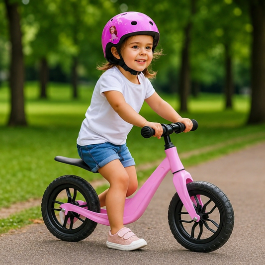 Bicicleta de echilibru fara pedale IdealStore cu roti EVA si cadru magneziu