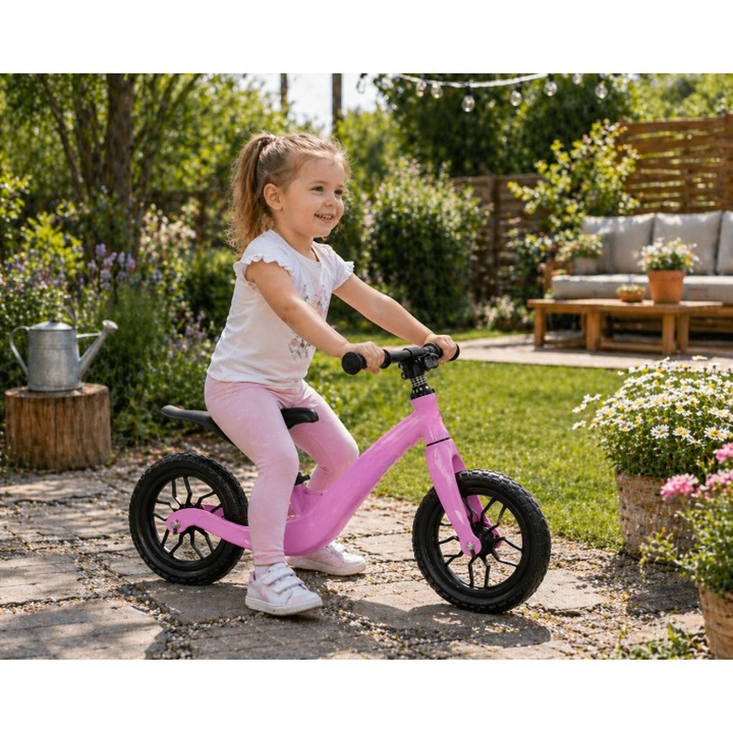 Bicicleta de echilibru fara pedale IdealStore cu roti EVA si cadru magneziu