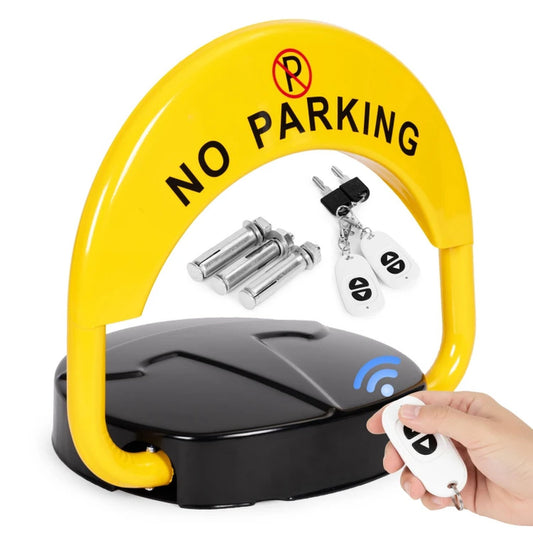 Blocator parcare pliabil cu telecomanda si alarma idealSTORE 45x32x40CM