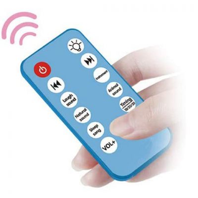 Carusel Patut Cu Telecomanda Si 500 Melodii,Culoare Alb/Roz